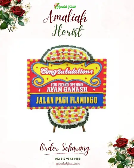 Sewa Papan Bunga Temu